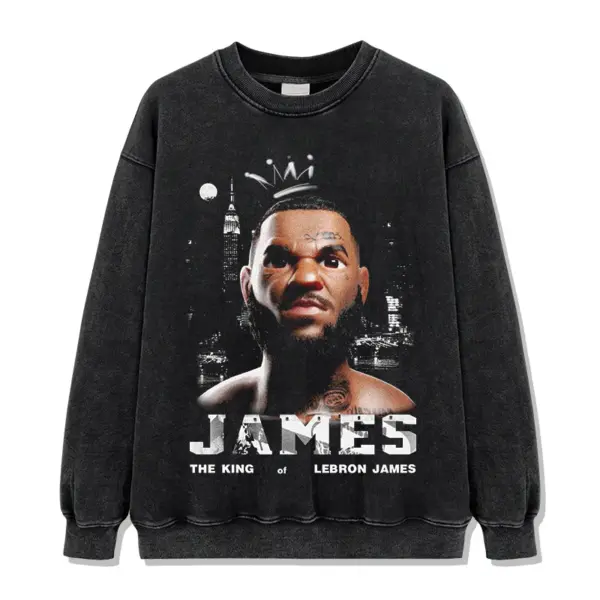 LeBron James Sweatshirt NBA 2024 – The King City Skyline