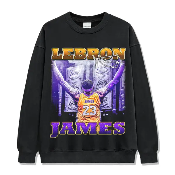 LeBron James Sweatshirt NBA – Arms Raised Number 23