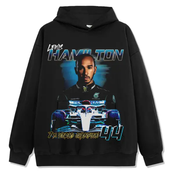 Lewis Hamilton Hoodie – 7x World Champion Car