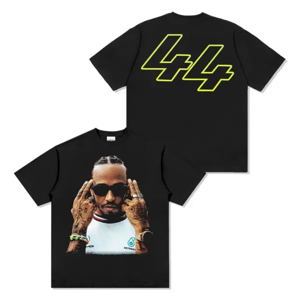 Lewis Hamilton Tee – Sunglasses Portrait 44 Back