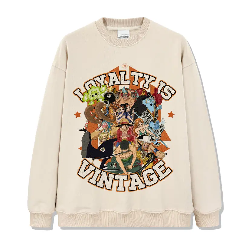Loyalty s Vintage One Piece "Anime" Sweatshirt - view 3