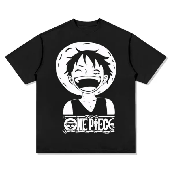 Luffy's Smiley Face One Piece "anime" TEE