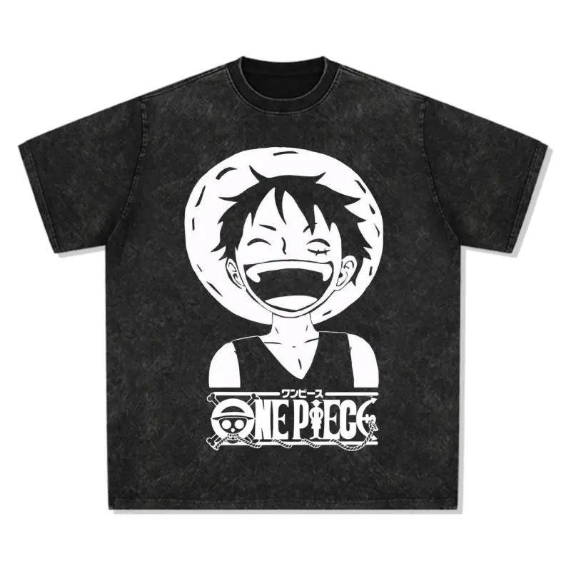 Luffy's Smiley Face One Piece "anime" TEE - view 2