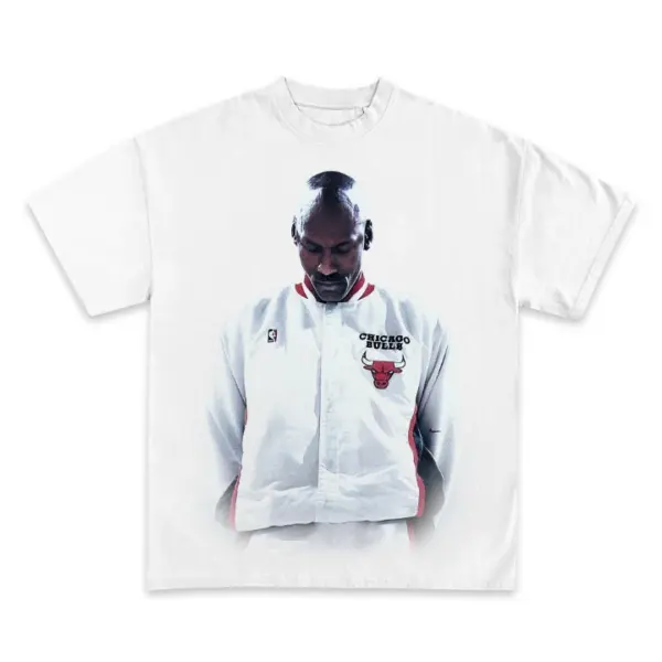 M Jordan "Pre-Game" Chicago Bulls TEE