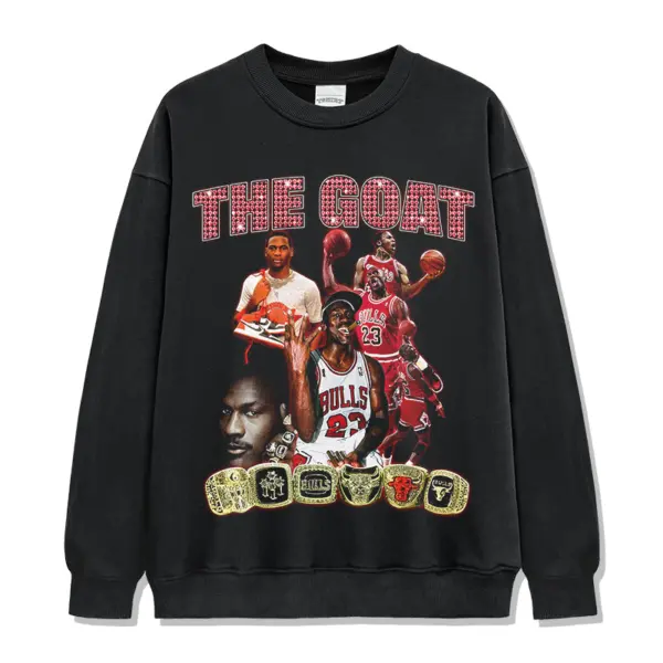 M Jordan Sweatshirt NBA – The GOAT Rings Collage