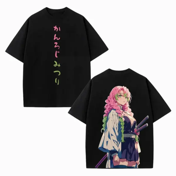 Mitsuri Kanroji Demon Slayer T-Shirt – Standing Pose Back Print