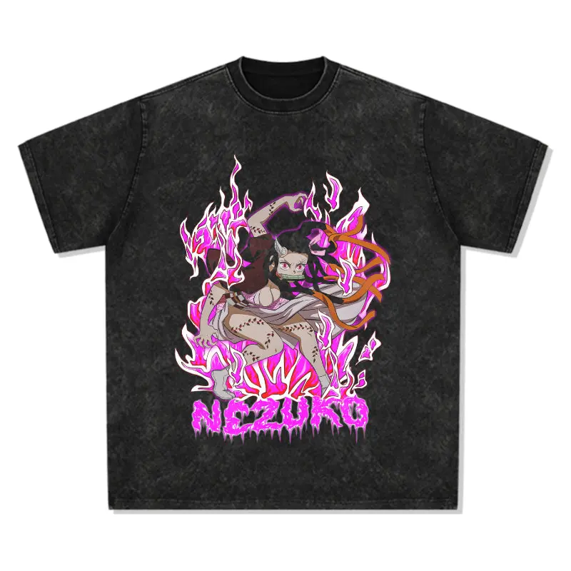 Nezuko Kamado Demon Slayer: Kimetsu no Yaiba "Anime" TEE - view 2