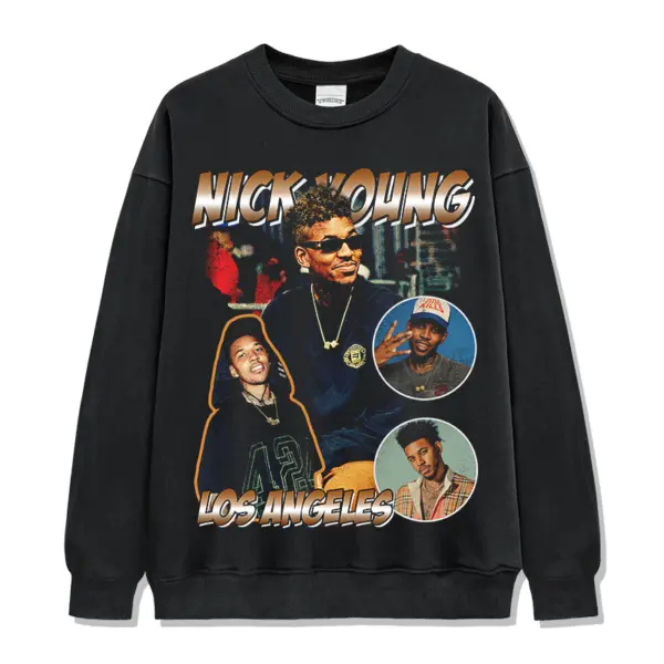 Nick Young Sweatshirt NBA – Los Angeles Collage