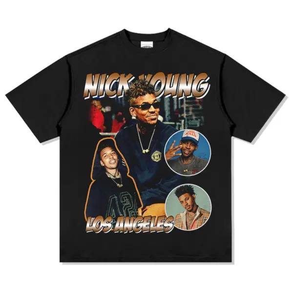 Nick Young Tee NBA – Los Angeles Collage