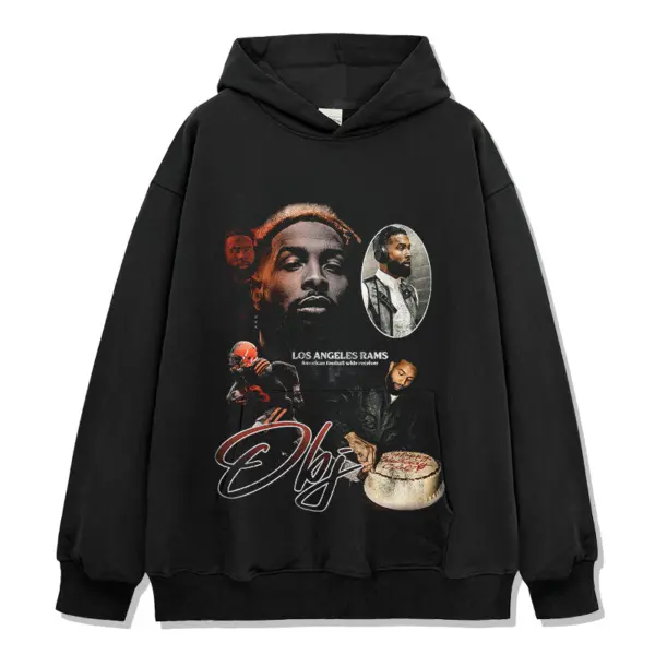 Odell Beckham Jr Hoodie – Los Angeles Rams Red Script