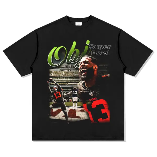Odell Beckham Jr Tee – Green Script Super Bowl