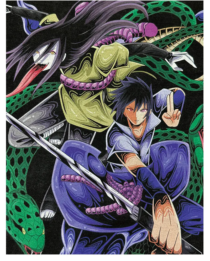 Orochimaru and Sasuke "Anime "TEE - view 5