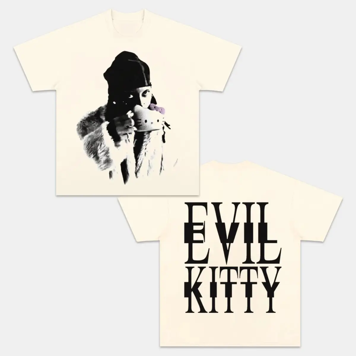 Playboi Carti & Evil Kitty Vintage Graphic Tee — product image 2