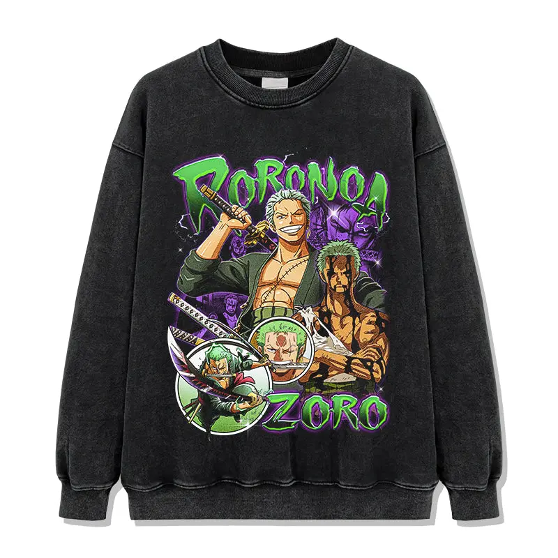 Roronoa Zoro One Piece "Anime"Sweatshirt - view 2