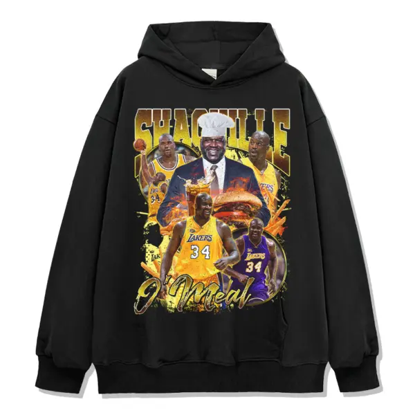 Shaquille ONeal Hoodie NBA – Gold Chef Hat Collage