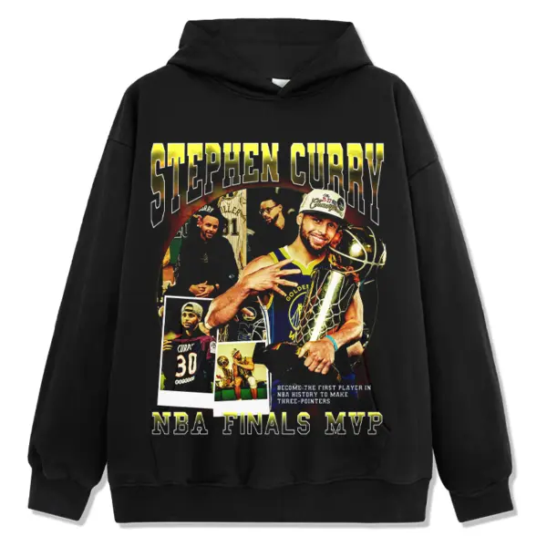 Stephen Curry Hoodie NBA 2024 – Yellow NBA Finals MVP