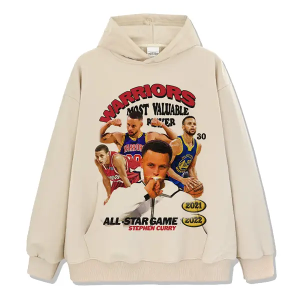 Stephen Curry Hoodie NBA 2024 – Red Warriors All Star Game