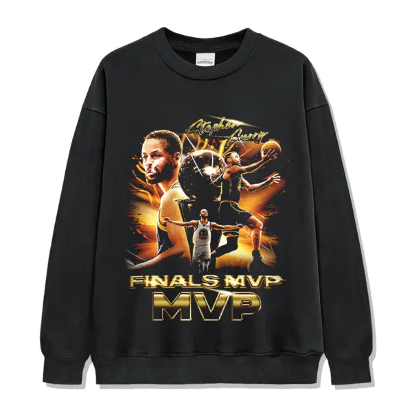 Stephen Curry Sweatshirt NBA – Gold Finals MVP Print