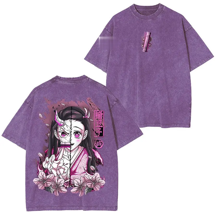 Tanjiro Demon Slayer Oversized Graphic Tee — product image 2
