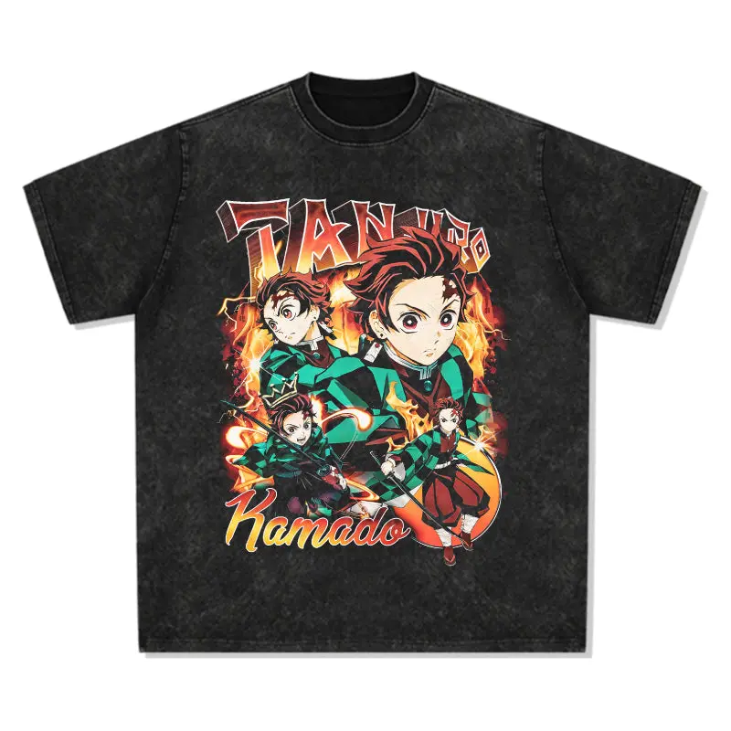Tanjiro Kamado Demon Slayer "Anime" TEE - view 2