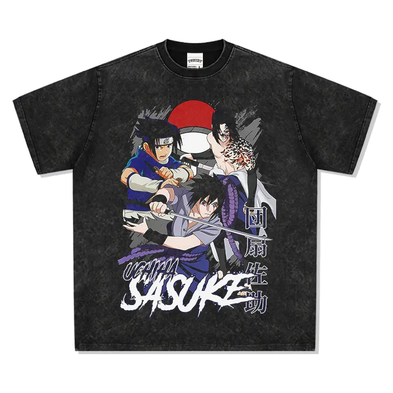 Uchiha Sasuke "Anime" TEE - view 2