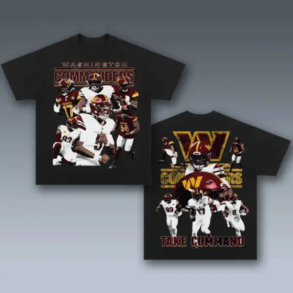 Washington Commanders Back Design TEE