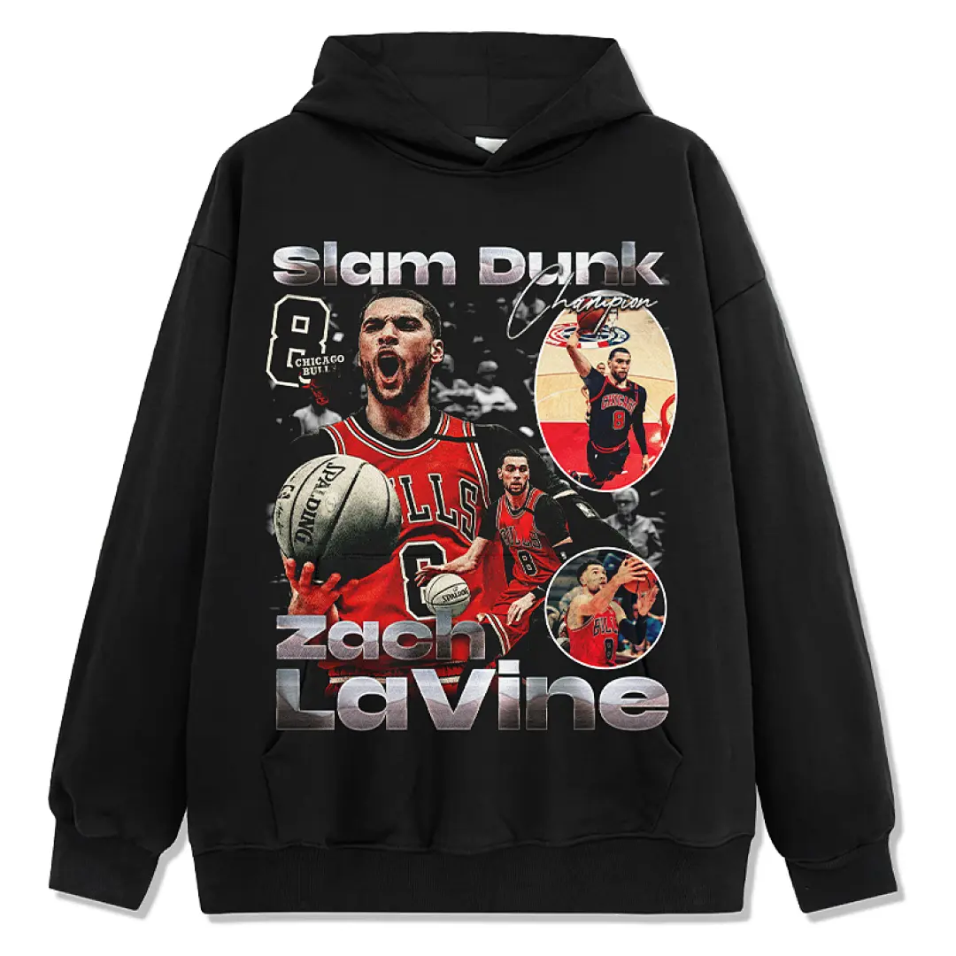 Zach LaVine Design 6111 Hoodie - Black